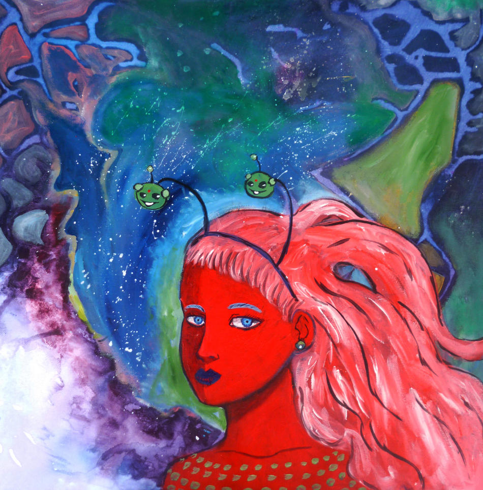 Space Girl von Emilyerdbeere Space Girl