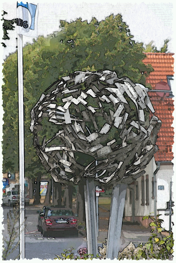 Kunst im Ort QI2015 Weltkugel von weh-zet.de Kunst im Ort QI2015 Weltkugel