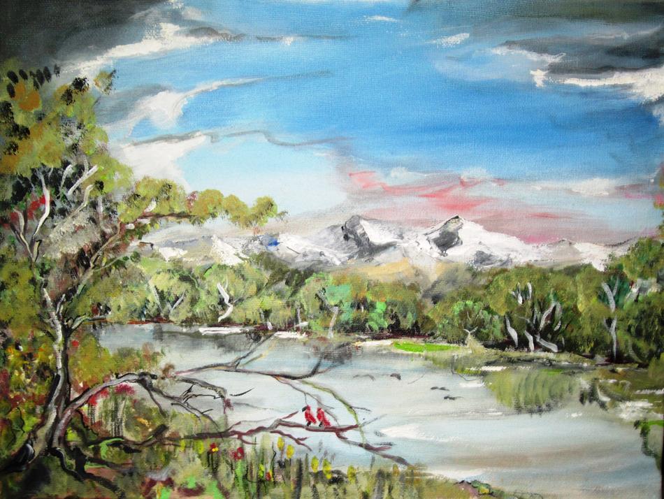 Flußlandschaft von wergei Flußlandschaft