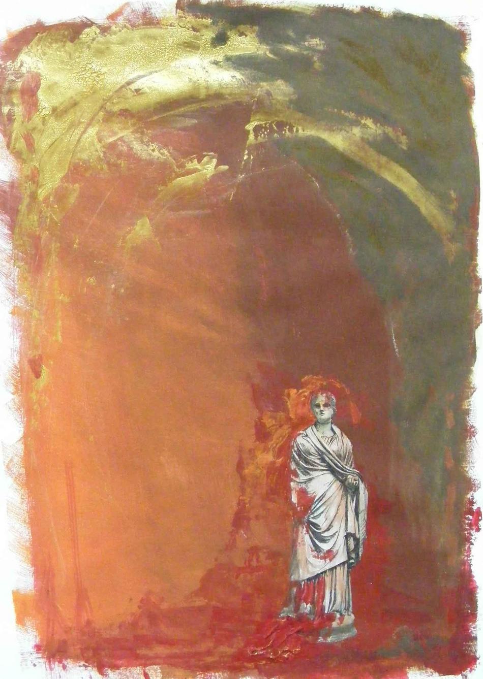 Frau unter Triumphbogen von Lorina May Frau unter Triumphbogen
