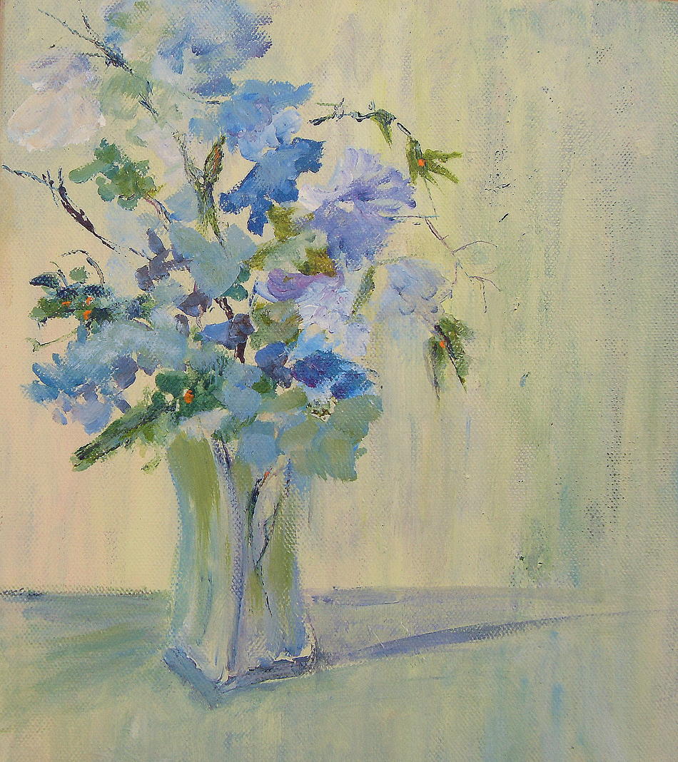 Blaue Blumen - SOLD von Blaue Blumen - SOLD