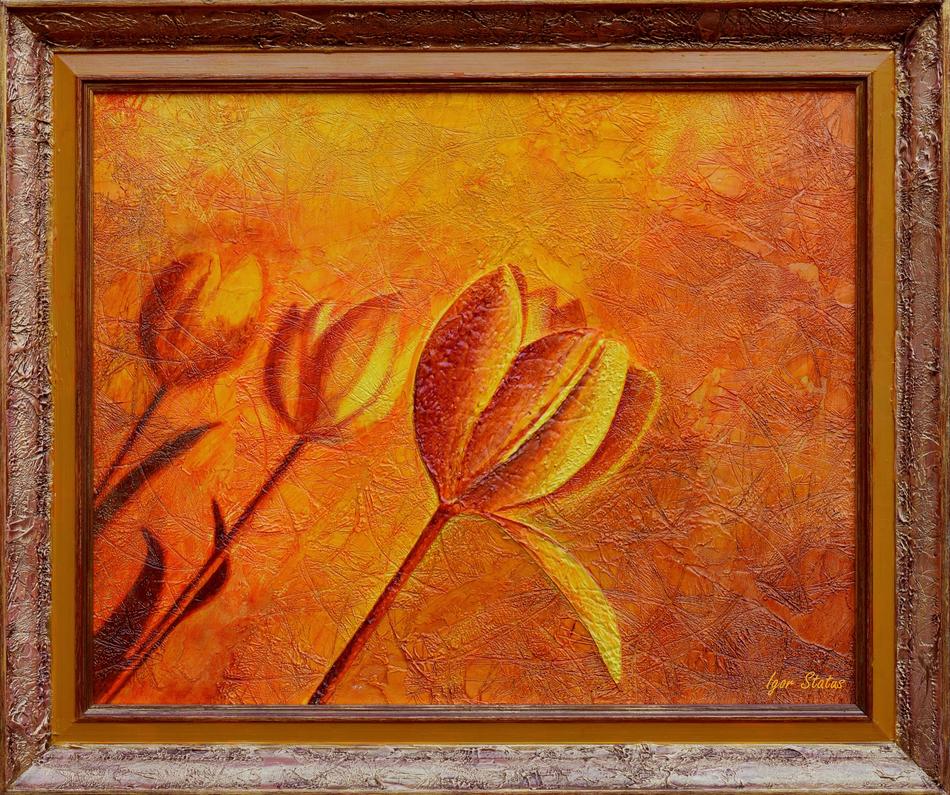 Golden tulips von Igor Status Golden tulips