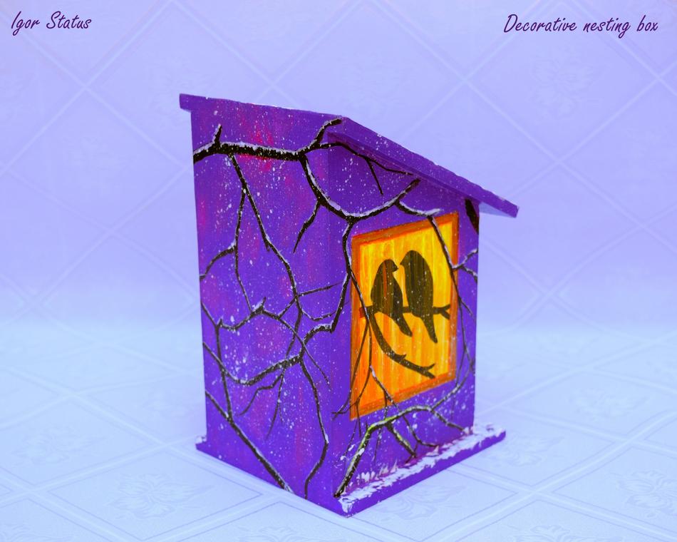 Bird house (back and left side) von Igor Status Bird house (back and left side)