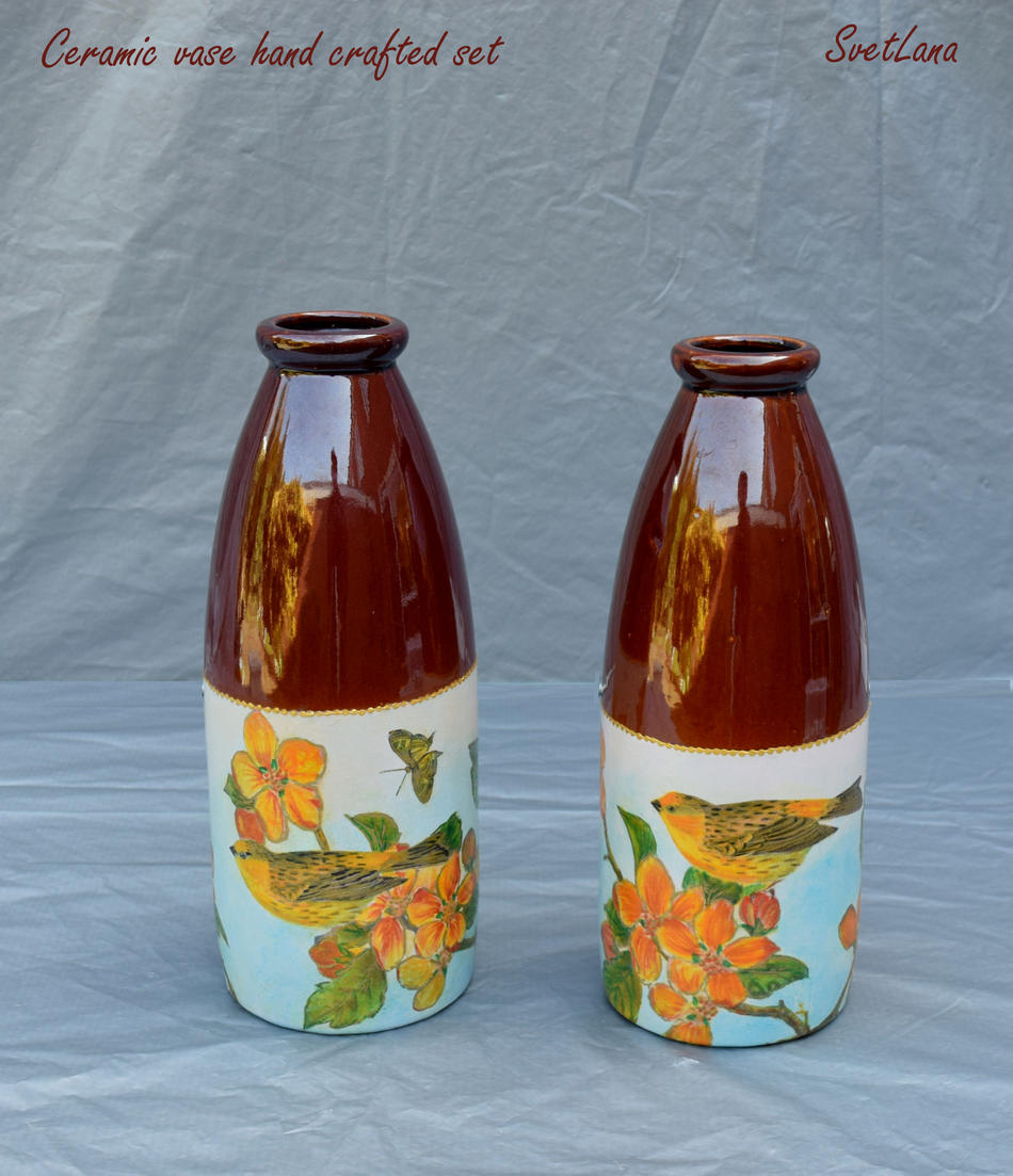 Ceramic vase set von SvetLana Ceramic vase set