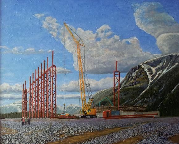 Baustelle von Baustelle