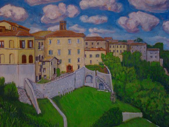 Italienische Landschaft von Italienische Landschaft