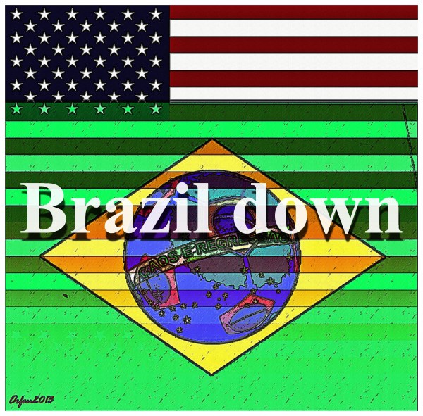 Brazil down von Orfeu de SantaTeresa Brazil down