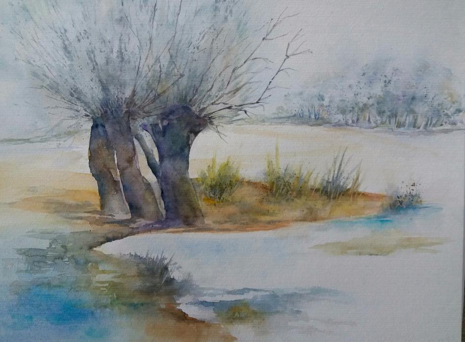 Morgennebel von Roswitha Huber Morgennebel