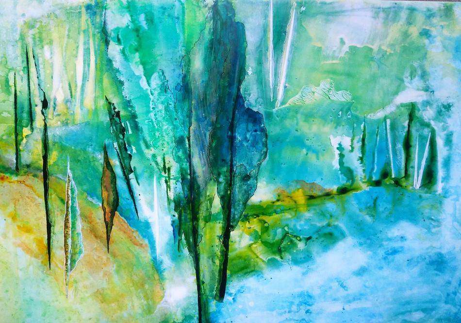 Abstraktion 33 von Roswitha Huber Abstraktion 33