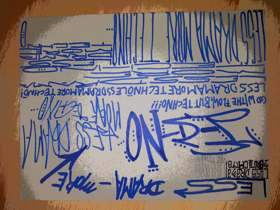 Less Drama More Techno von Alex Swast Less Drama More Techno