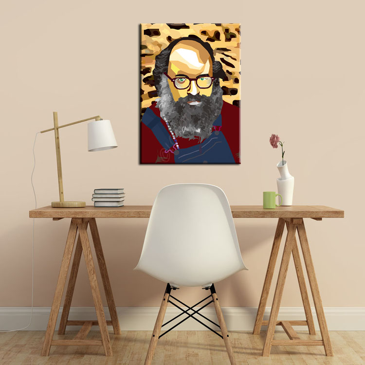 Portrait Allen Ginsberg von Portrait Allen Ginsberg