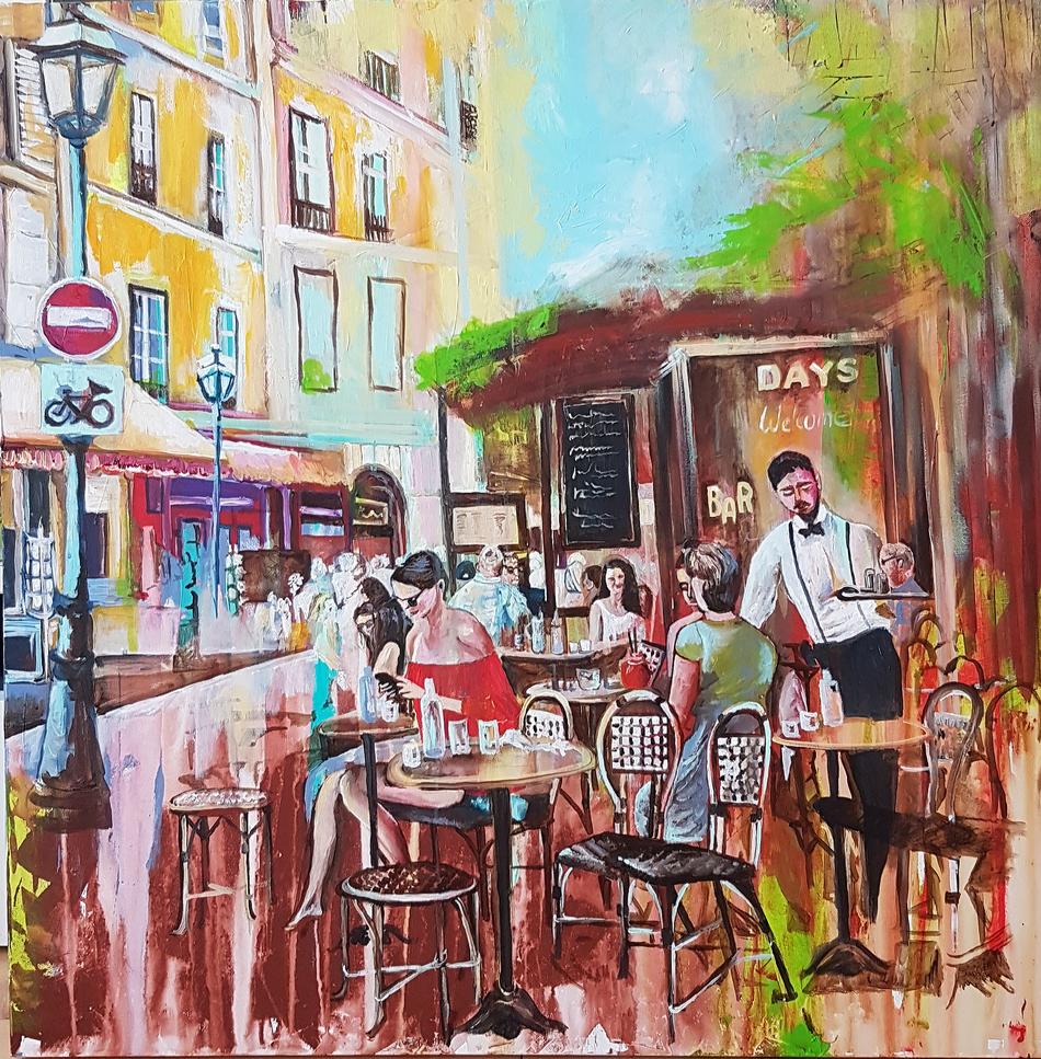 Frühling im Cafe von Nathalie Frühling im Cafe