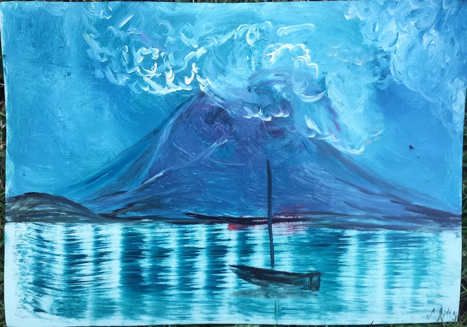 Boot vor Insel von Boot vor Insel