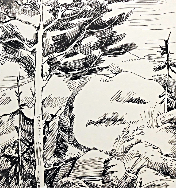 Die graphische Landschaft von Domann Die graphische Landschaft