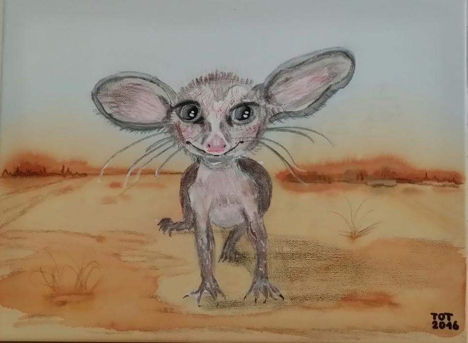 Opossum Baby von OTTI Opossum Baby