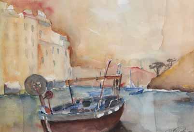 Im Hafen von Porto Fino von Berthold M Rubenbauer Im Hafen von Porto Fino