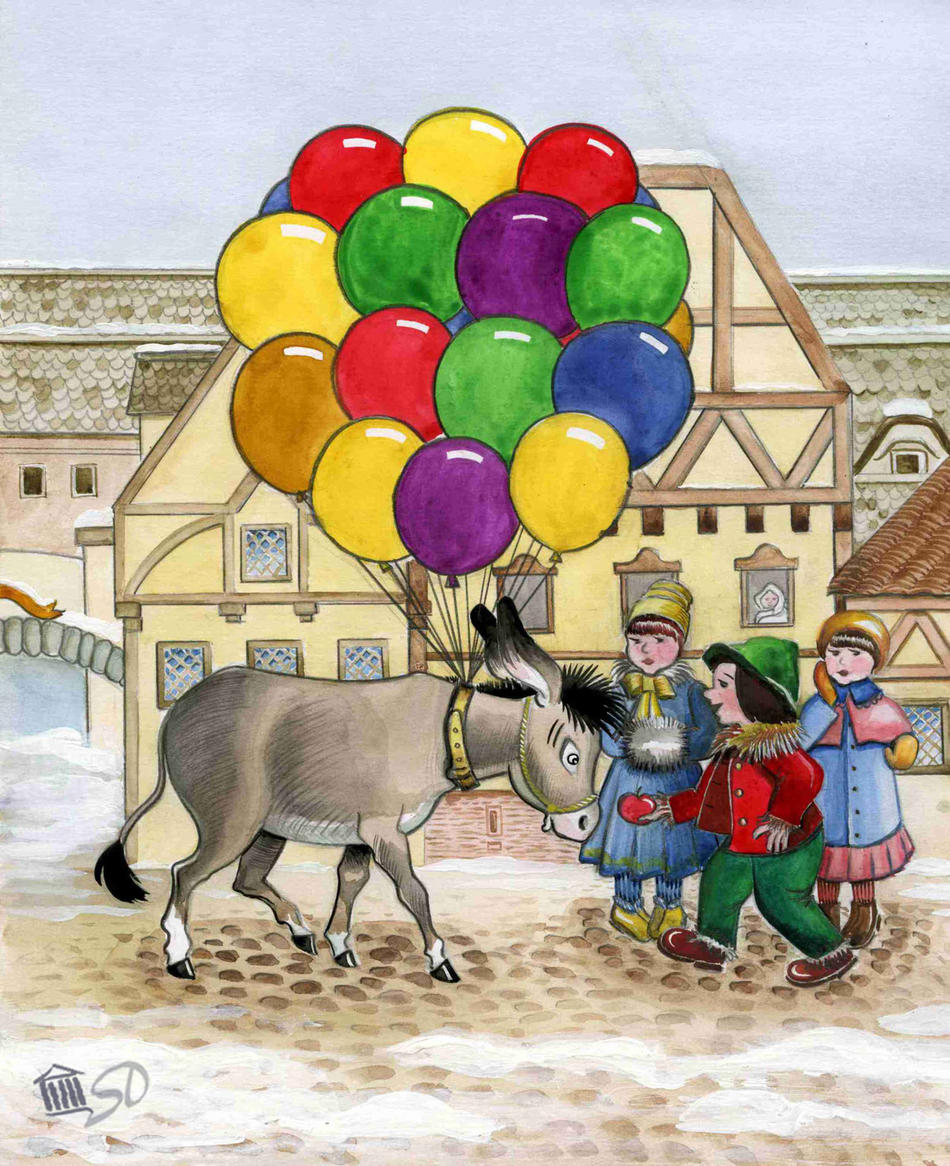 Der Störrische Esel und die Kinder von danshin Der Störrische Esel und die Kinder