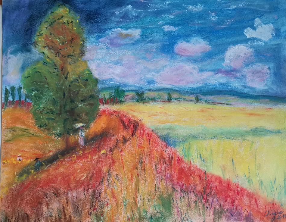Sommerlandschaft Normandie von Sommerlandschaft Normandie