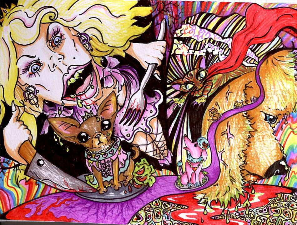 Super CAT von Sorgenfrei Kunst Super CAT