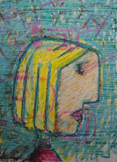 Frau vor Blau von Frau vor Blau
