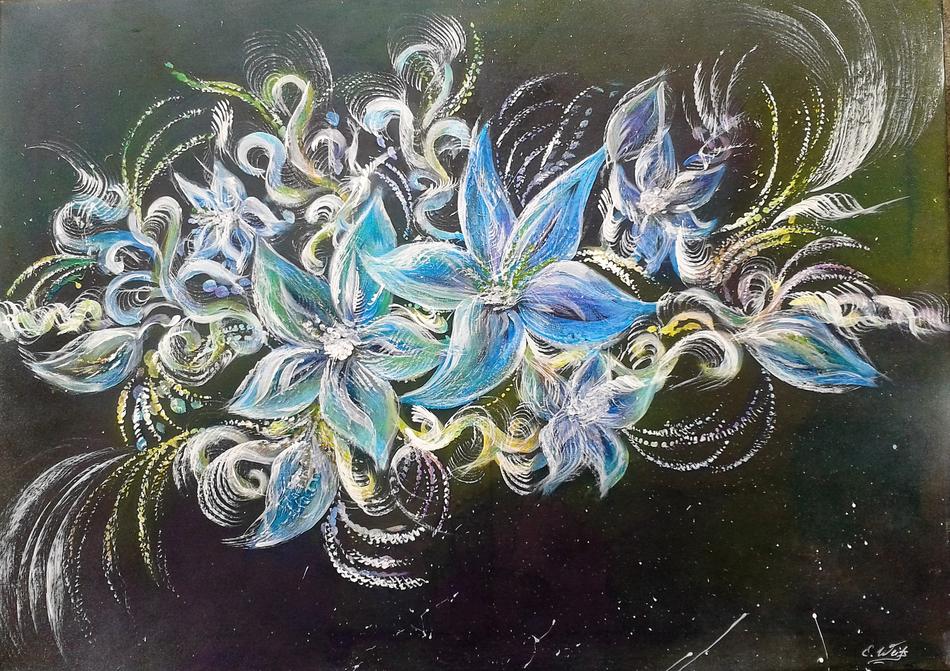 Nachtblumen von E.Weiß Nachtblumen