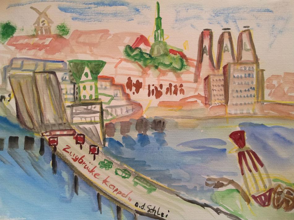 Zugbrücke Kappeln Schlei von GGGalias algo Zugbrücke Kappeln Schlei