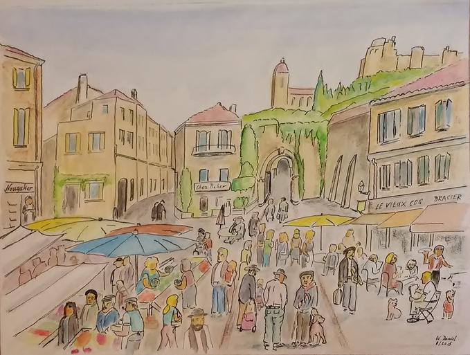 63-Markt in der Provence von Pinselwolf 63-Markt in der Provence