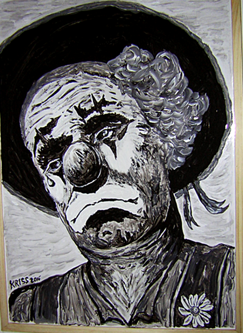 Sad Clown von Kriss Sad Clown