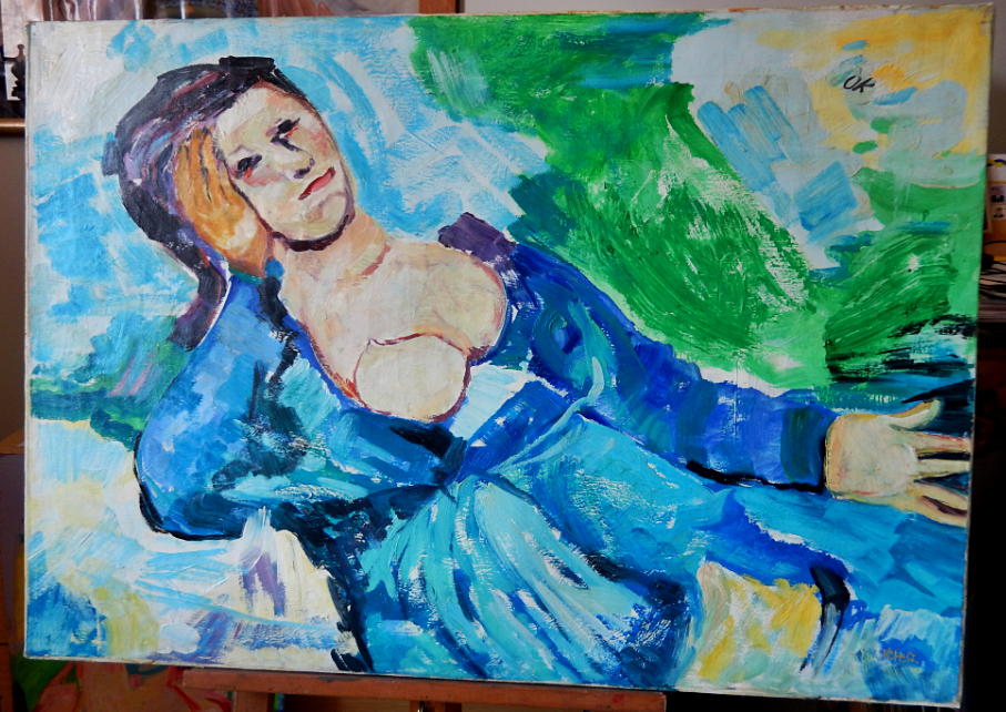 Tribute a Oskar Kokoschka von Hans Wilkens Desiderio Tribute a Oskar Kokoschka