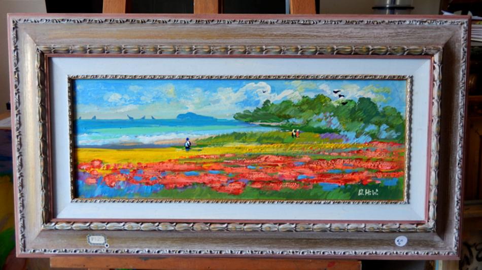 Sulla piana del fiume Sele Paestum von Hans Wilkens Desiderio Sulla piana del fiume Sele Paestum