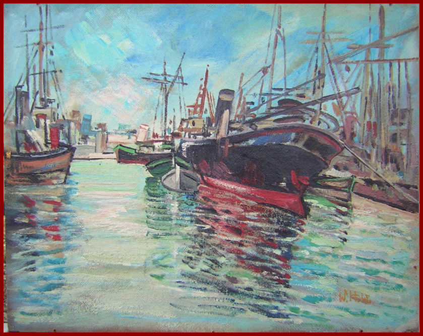 Un Porto Italiano-Livorno 1937 von Hans Wilkens Desiderio Un Porto Italiano-Livorno 1937