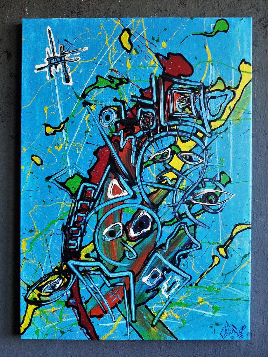 Acrylbild 50x70 (Gonzo V.) von GonzoV. Acrylbild 50x70 (Gonzo V.)