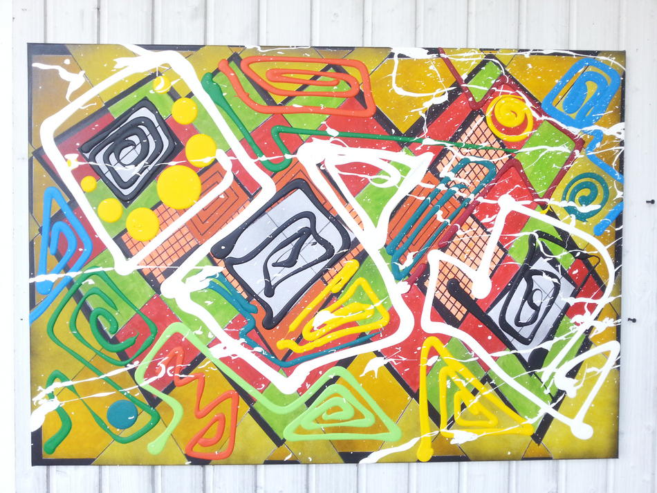 Abstraktes Acrylbild 70x100 (Gonzo V.) von GonzoV. Abstraktes Acrylbild 70x100 (Gonzo V.)