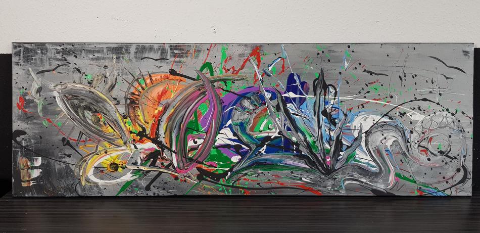 Abstraktes Acrylbild (Gonzo V.) von GonzoV. Abstraktes Acrylbild (Gonzo V.)