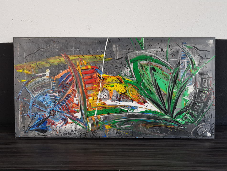 Abstraktes Acrylbild (Gonzo V.) von GonzoV. Abstraktes Acrylbild (Gonzo V.)