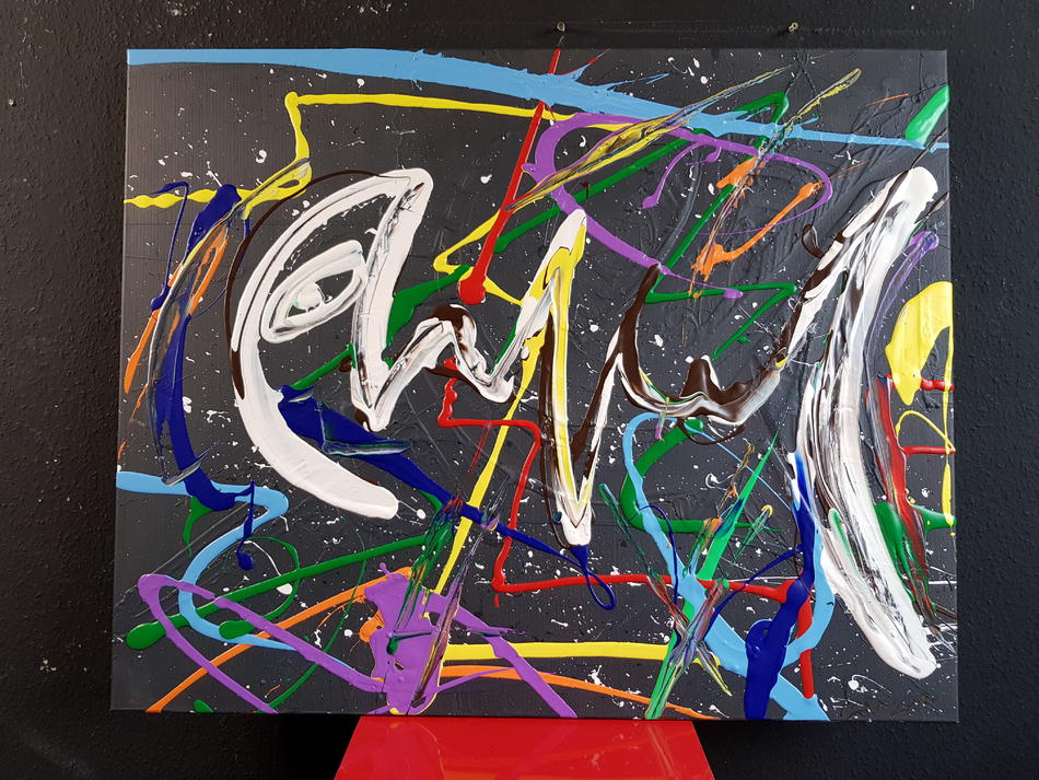 Abstraktes Acrylbild (Gonzo V.) von GonzoV. Abstraktes Acrylbild (Gonzo V.)