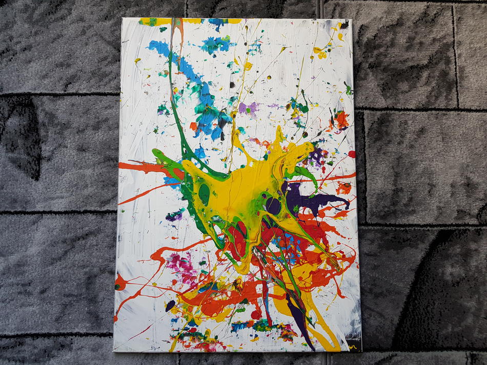 Abstraktes Acrylbild (Gonzo V.) von GonzoV. Abstraktes Acrylbild (Gonzo V.)