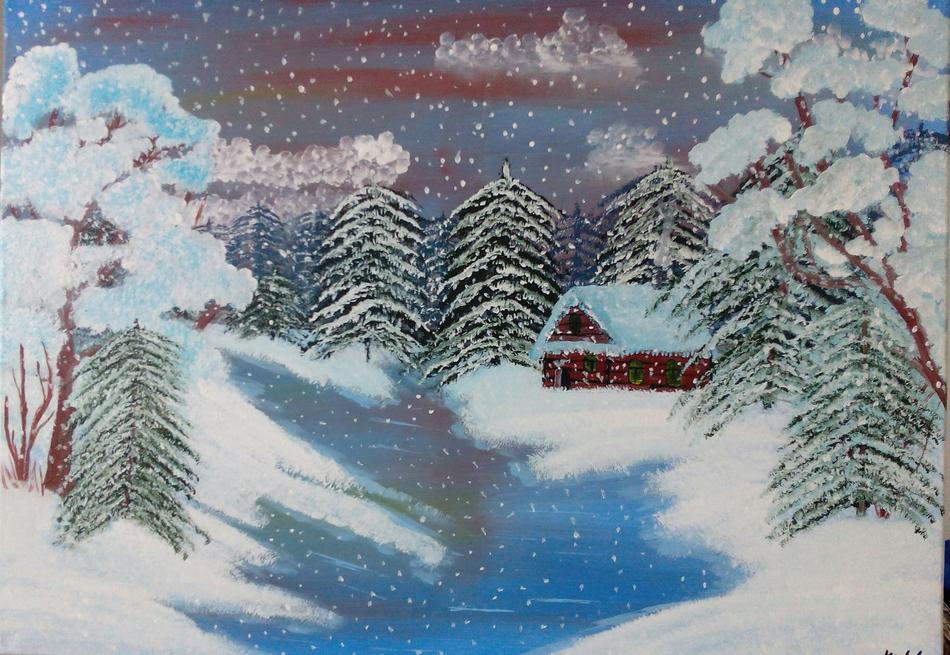Winterlandschaft 2 von Winterlandschaft 2