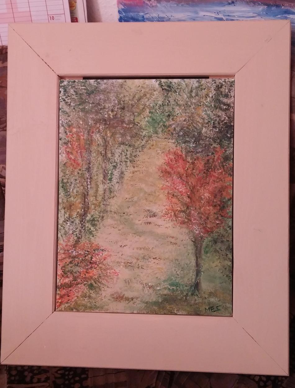 Alleebäume im Herbst von Margit Erben-Skof Alleebäume im Herbst
