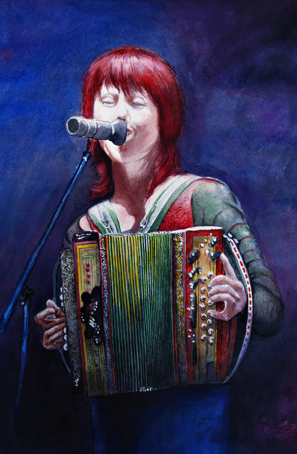 Aquarell_die Akkordeonspielerin.jpg von achim Aquarell_die Akkordeonspielerin.jpg