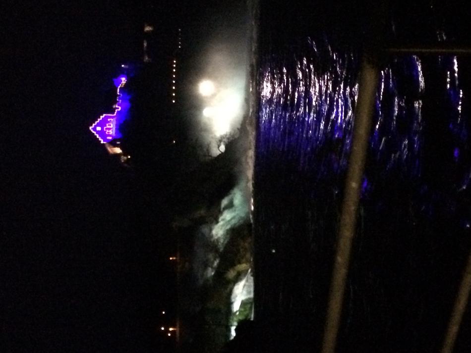 Rheinfall by night von Denis Batinic Rheinfall by night