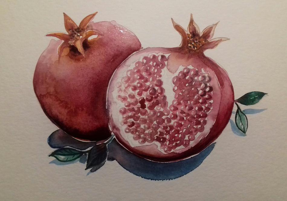 Granatapfel von Mea Meike Dörschuck Granatapfel