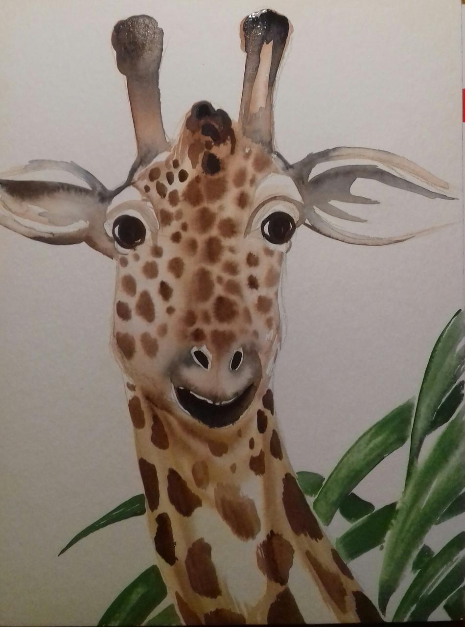 Giraffe von Mea Meike Dörschuck Giraffe