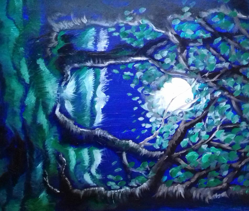 Oil and night von Mea Meike Dörschuck Oil and night