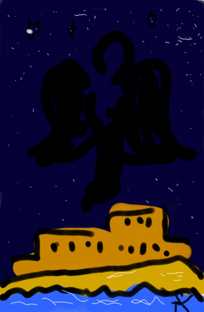 Nachtflug über Alhambra von SK Nachtflug über Alhambra