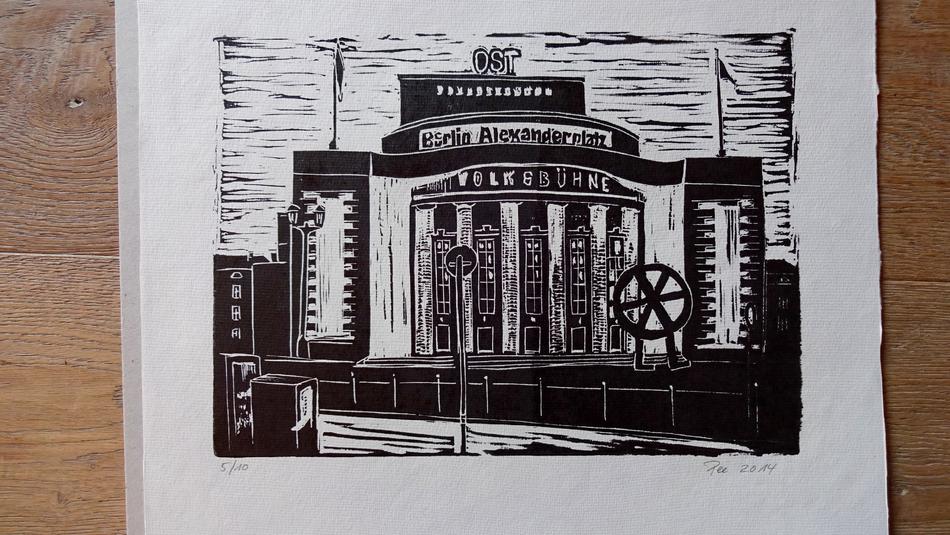 Volksbühne Berlin von Pee Volksbühne Berlin