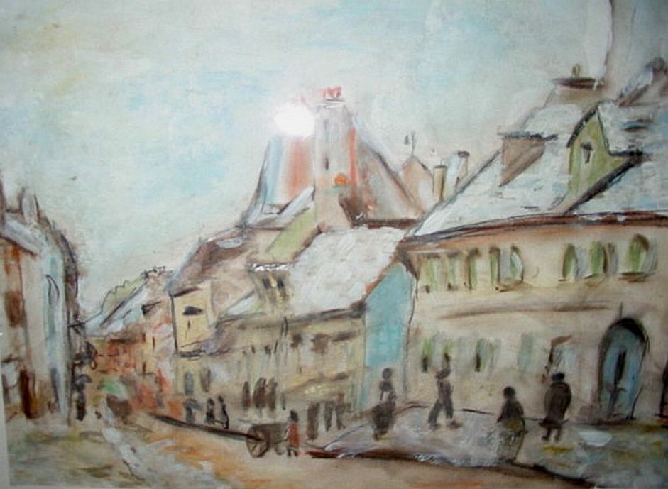 Winterliche Straße von juhei Winterliche Straße
