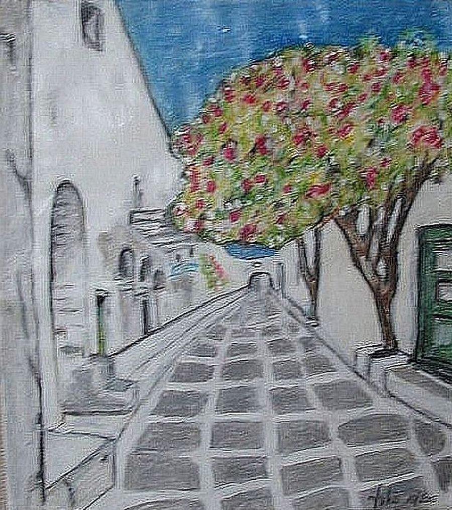 Gasse in Griechenland von juhei Gasse in Griechenland