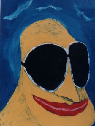 Mann mit Sonnenbrille von dibe Mann mit Sonnenbrille