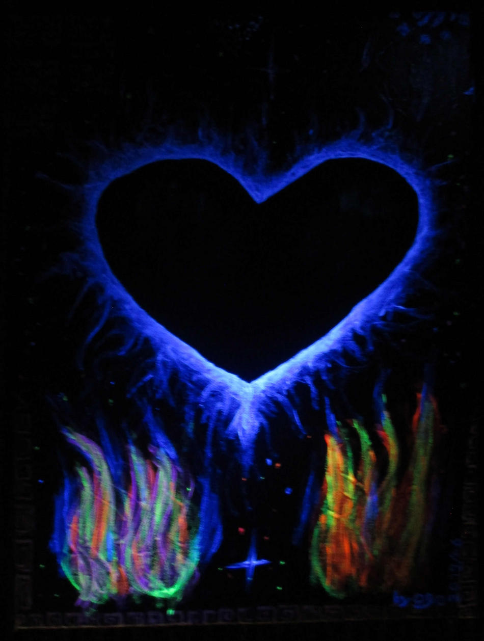 Black Heart (Nachts) von odo Black Heart (Nachts)